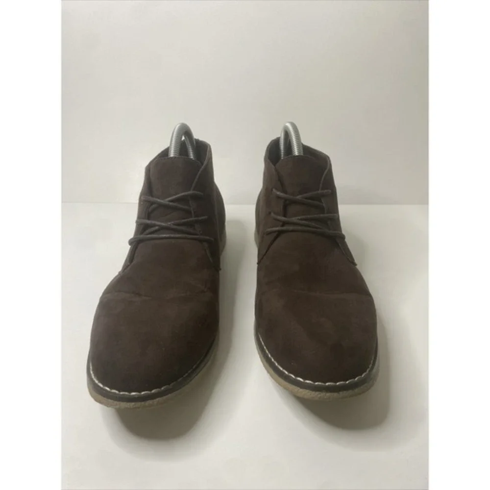 London Fog Men's Broadstreet Chukka Boot Brown Casual Walking 9M PG601M VERYGOOD